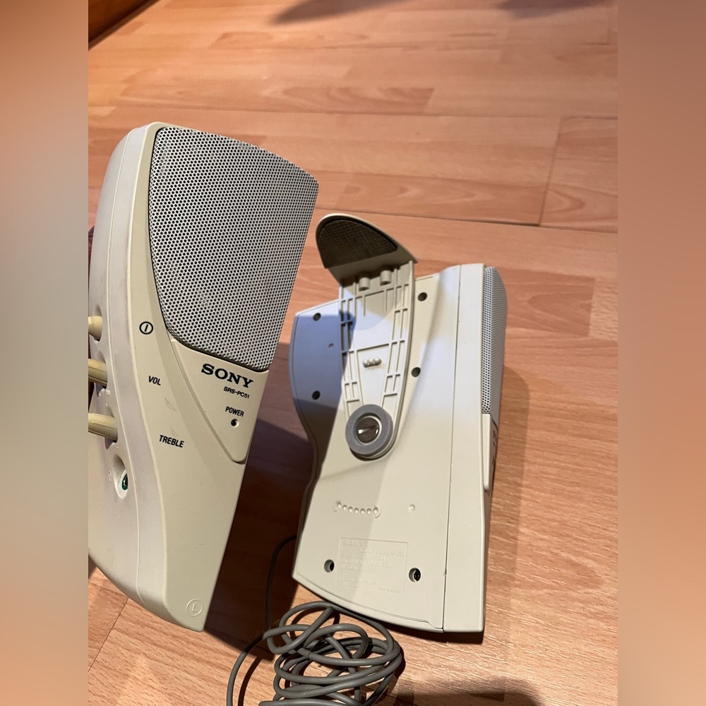 Sony Ivory Audio Speakers